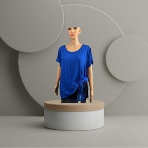 Michael Kors blue blouse